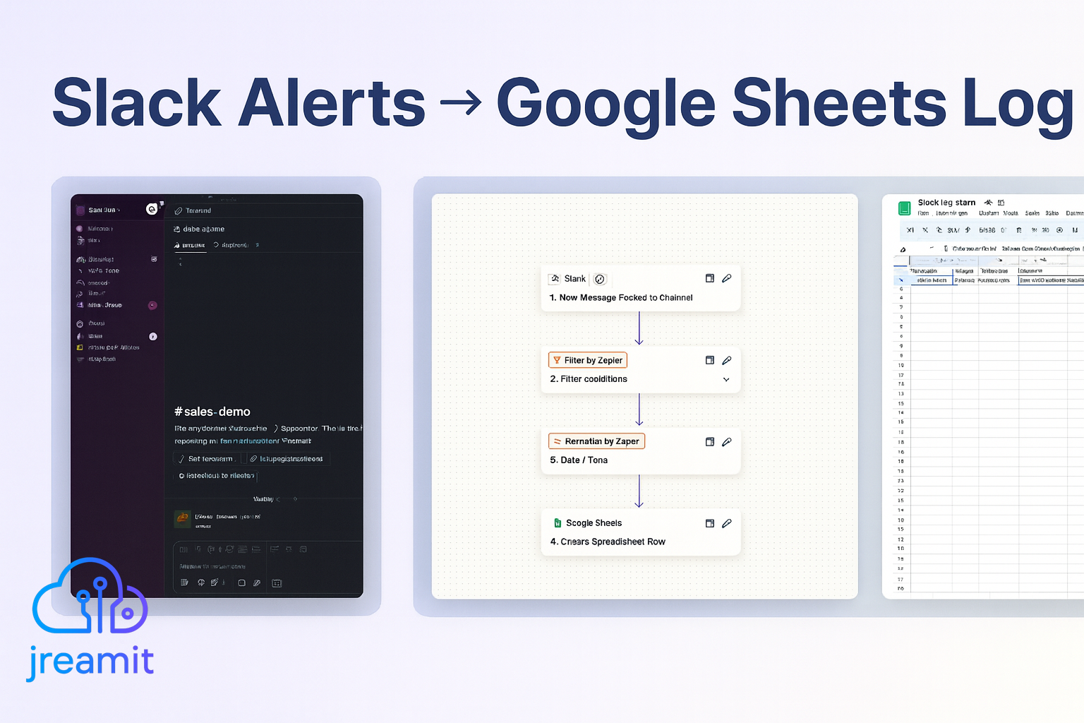 Slack Alerts → Google Sheets Log